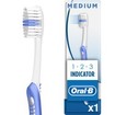 Oral-B 123 Indicator Medium Toothbrush 35mm 1 Τεμάχιο - Γαλάζιο