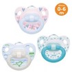 Nuk Classic Happy Days Silicone Soother 0-6m 1 Τεμάχιο - Ροζ