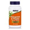 Now Foods Fenugreek & Thyme 350 mg / 150mg Συμπλήρωμα Διατροφής με Αποχρεμπτικές Ιδιότητες, Ενίσχυση του Αναπνευστικού 100Caps Now Foods Fenugreek & Thyme 350 mg / 150mg Συμπλήρωμα Διατροφής με Αποχρεμπτικές Ιδιότητες, Ενίσχυση του Αναπνευστικού 100Caps