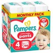 Pampers Active Baby Pants Monthly Pack Νο4 (9-15kg) Πάνες Βρακάκι 186 Πάνες