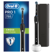 Oral B Pro 750 3D CrossAction Black Edition Ηλεκτρική Οδοντόβουρτσα & Δώρο Θήκη Ταξιδιού 1τμχ Oral B Pro 750 3D CrossAction Black Edition Ηλεκτρική Οδοντόβουρτσα & Δώρο Θήκη Ταξιδιού 1τμχ
