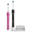 Oral-B Smart 4 4900 Special Edition Pink & Black Ηλεκτρική Οδοντόβουρτσα για πιο Υγιή Ούλα με την Έξυπνη Καθοδήγηση  2 Τεμάχια
