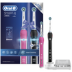 Oral-B Smart 4 4900 Special Edition Pink & Black Ηλεκτρική Οδοντόβουρτσα για πιο Υγιή Ούλα με την Έξυπνη Καθοδήγηση  2 Τεμάχια