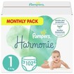Pampers Harmonie Monthly Pack No1 (2-5kg) 102 πάνες