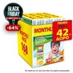 Babylino Sensitive Monthly Pack Junior Plus Νο5+ (12-17kg) Παιδικές Πάνες 168 τεμάχια Babylino Sensitive Monthly Pack Junior Plus Νο5+ (12-17kg) Παιδικές Πάνες 168 τεμάχια