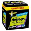 Ninjamas Pyjama Pants Boy 8-12 Years (27-43kg) Monthly Pack 54 Τεμάχια
