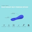 Marcus & Marcus Palm Grasp Self Feeding Spoon Εκπαιδευτικό Κουταλάκι Σιλικόνης 12m+ , 1 Τεμάχιο Marcus & Marcus Palm Grasp Self Feeding Spoon Εκπαιδευτικό Κουταλάκι Σιλικόνης 12m+ , 1 Τεμάχιο