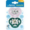 Dr.Brown\'s Advantage Soother 6-18m Κωδ PA22001, 2 Τεμάχια