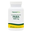 Nature\'s Plus Paba 1000mg Συμπλήρωμα Διατροφής, Απαραίτητο για το Μεταβολισμό των Πρωτεϊνών & την Παραγωγή Φολικού Οξέος 60tabs