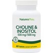 Natures Plus Choline 500mg & Inositol 500mg, 60tabs