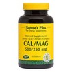 Nature\'s Plus Calcium 500mg & Magnesium 250mg, Συμπλήρωμα Διατροφής για την Καλή Υγεία των Οστών & των Δοντιών 90tas