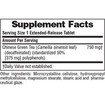 Natures Plus Chinese Green Tea 750mg Extended Release 30tabs