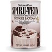 Natures Plus Spiru-Tein Συμπλήρωμα Διατροφής για Ενέργεια, Ζωτικότητα & Καταπολέμηση της Κούρασης με Γεύση Cookies & Cream 525g