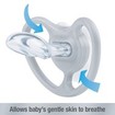 Nuk Space Night Silicone Soother 18-36m 2 Τεμάχια, Κωδ 10739658 - Μωβ / Μέντα