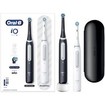 Oral-B iO 4 DUO Electric Toothbrushes Black & White 2 Τεμάχιο
