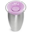 Munchkin Miracle 360 Stainless Steel Cup 12m+, 296ml - Λιλά