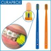 Curaprox CS 5460 Ortho Ultra Soft Toothbrush Πορτοκαλί - Λαχανί 1 Τεμάχιο
