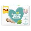 Pampers Sensitive Baby Wipes 156 Τεμάχια (3x52 Τεμάχια)