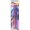 Curaprox 5460 Ultra Soft Toothbrush Colorful Curls Edition Ροζ - Μωβ 2 Τεμάχια