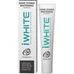 iWhite Promo Dark Stains Whitening Toothpaste 1450ppm 75ml & Δώρο Dark Stains Toothbrush Soft Μαύρο - Γαλάζιο 1 Τεμάχιο
