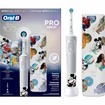 Oral-B Promo Vitality Pro Kids Electric Toothbrush 3+ Years Άσπρο - Γκρι 1 Τεμάχιο & Θήκη Μεταφοράς 1 Τεμάχιο