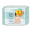 Pom Pon Πακέτο Προσφοράς Face & Eyes 100% Cotton Wipes Soothing & Rejuvenating with Ceramides, Sensitive Skin 2x20 Τεμάχια