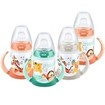 Nuk First Choice Plus Disney Winnie the Pooh Μπιμπερό PP με Λαβές 6-18m με Ρύγχος Σιλικόνης 150ml Nuk First Choice Plus Disney Winnie the Pooh Μπιμπερό PP με Λαβές 6-18m με Ρύγχος Σιλικόνης 150ml