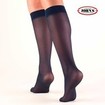 John\'s Support Stockings Knee High 40 Den 7-9mm Hg Κωδ 214520, 1 Ζευγάρι - Μαύρο S/Μ