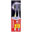 Colgate High Density Charcoal Toothbrush Soft 2 Τεμάχια - Λαχανί / Μωβ