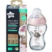 Tommee Tippee Closer to Nature Anti-Colic Glass Baby Bottle 0m+ Κωδ 42270610, 250ml - Ροζ
