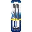 Oral-B Charcoal Whitening Therapy Soft 35 Toothbrush 2 Τεμάχια - Μαύρο / Μπλε