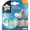 Tommee Tippee Advanced Sensitive Soother 6-18m 2 Τεμάχια Κωδ 43349403 - Γκρι / Σιέλ