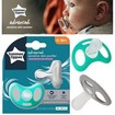 Tommee Tippee Advanced Sensitive Soother 6-18m 2 Τεμάχια Κωδ 43349403 - Γκρι / Σιέλ