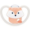 Nuk Space Silicone Soother 0-6m 1 Τεμάχιο - Μπεζ / Πορτοκαλί