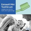 Tepe Kids Mini Extra Soft Toothbrush 0-3 Years 3 Τεμάχια, Φούξια - Ροζ - Κίτρινο