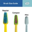 Tepe Good Mini Extra Soft Toothbrush Bolibompa 0-3 Years 3 Τεμάχια - Γαλάζιο / Ροζ / Κίτρινο