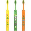 Tepe Good Mini Extra Soft Toothbrush Bolibompa 0-3 Years 3 Τεμάχια - Κίτρινο / Πράσινο / Πορτοκαλί