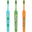 Tepe Good Mini Extra Soft Toothbrush Bolibompa 0-3 Years 3 Τεμάχια - Γαλάζιο / Πράσινο / Πορτοκαλί