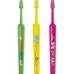 Tepe Kids Mini Extra Soft Toothbrush 0-3 Years 3 Τεμάχια, Πράσινο / Κίτρινο / Φούξια