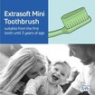 Tepe Kids Mini Extra Soft Toothbrush 0-3 Years 3 Τεμάχια, Πράσινο / Κίτρινο / Φούξια