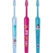 Tepe Kids Mini Extra Soft Toothbrush 0-3 Years 3 Τεμάχια, Γαλάζιο / Φούξια / Μπλε