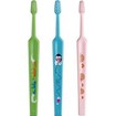 Tepe Kids Mini Extra Soft Toothbrush 0-3 Years 3 Τεμάχια, Πράσινο / Μπλε / Ροζ