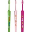 Tepe Kids Mini Extra Soft Toothbrush 0-3 Years 3 Τεμάχια, Πράσινο / Ροζ / Φούξια