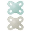 Mam Original Start Silicone Soother 0-2m 2 Τεμάχια, Κωδ 078SUc - Πράσινο / Γκρι