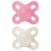 Mam Original Start Silicone Soother 0-2m 2 Τεμάχια, Κωδ 078SGc - Φούξια / Γκρι