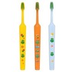 Tepe Good Mini Extra Soft Toothbrush Bolibompa 0-3 Years 3 Τεμάχια - Κίτρινο / Πορτοκαλί / Γαλάζιο