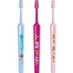 Tepe Kids Mini Extra Soft Toothbrush 0-3 Years 3 Τεμάχια - Γαλάζιο / Φούξια / Ροζ