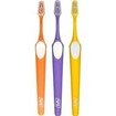 Tepe Supreme Soft Toothbrush 3 Τεμάχια - Πορτοκαλί / Μωβ / Κίτρινο