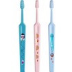 Tepe Kids Mini Extra Soft Toothbrush 0-3 Years 3 Τεμάχια, Μπλε / Γαλάζιο / Ροζ