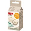 Nuk For Nature Latex Soother 0-6m 2 Τεμάχια - Μπεζ